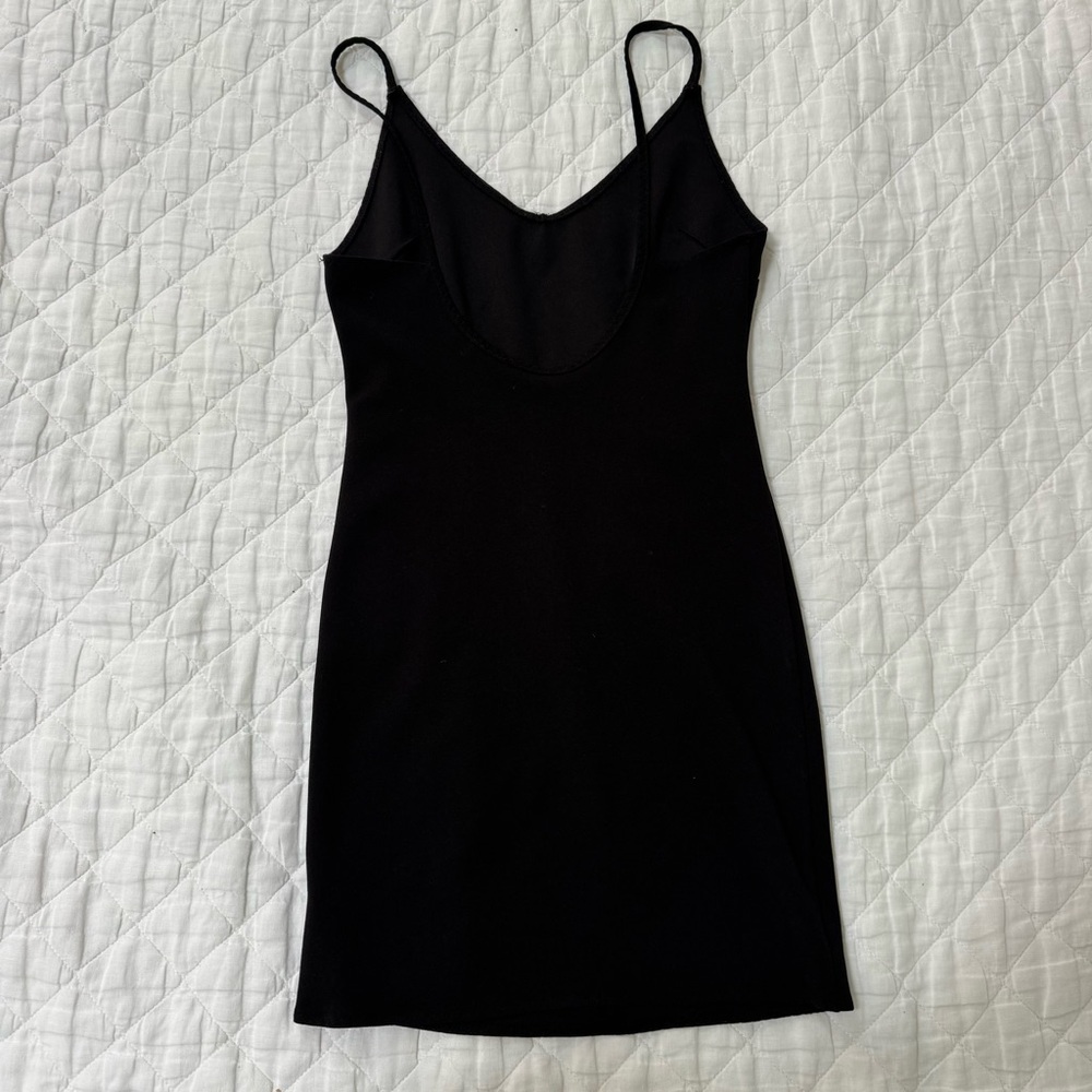 Forever 21 Black Strappy Mini Dress